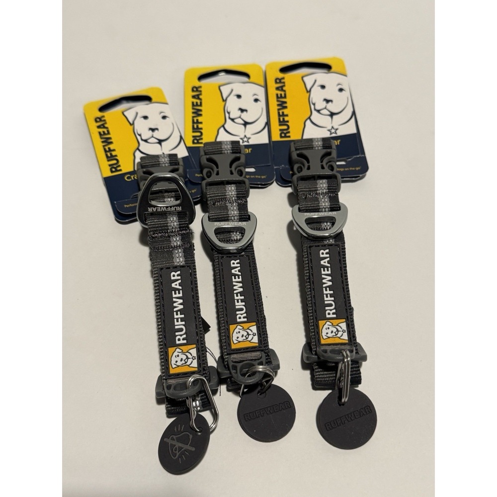 Ruffwear Granite Grey Crag 11-14 Inch Small Lot If 3 Collars